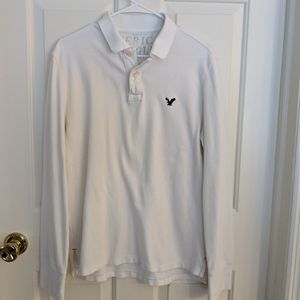 American Eagle Long Sleeve Polo